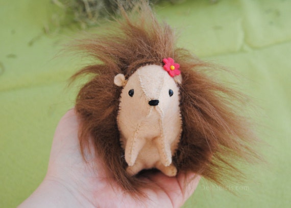 Hedgehog stuffed on sale animal pattern
