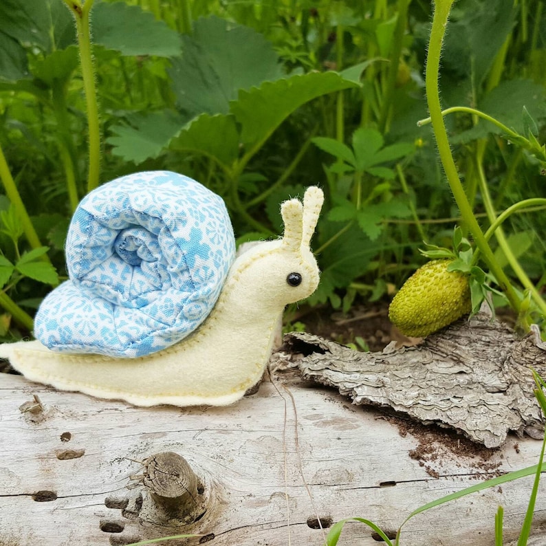 Snail Stuffed Animal Sewing Pattern original Pin Cushion Etsy Canada