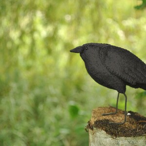 Felt Bird Pattern, Raven Crow Sewing Pattern, PDF SVG DIY Craft - Etsy
