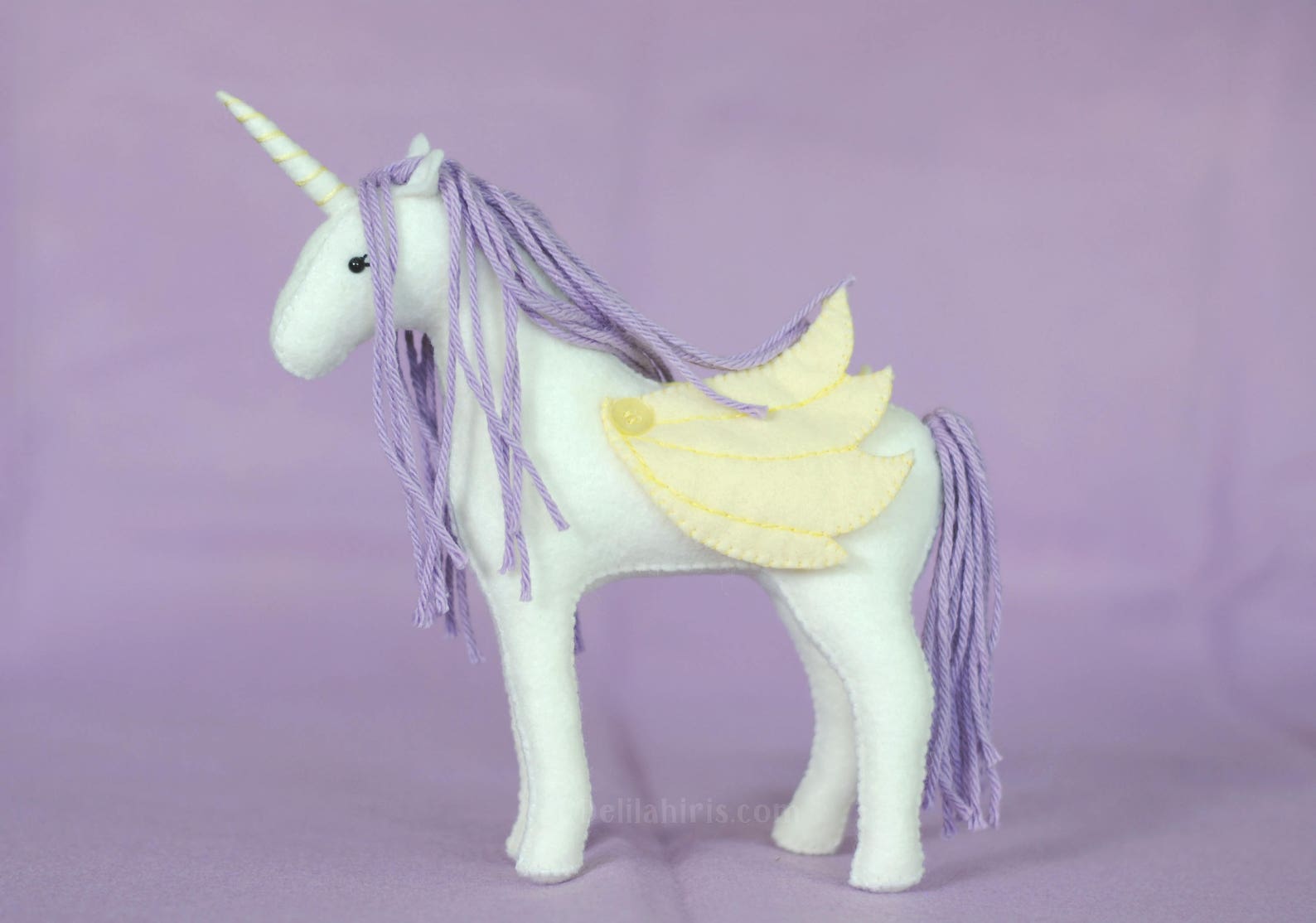 Stuffed Unicorn Pattern SVG PDF Felt Animal Sewing Pattern Etsy