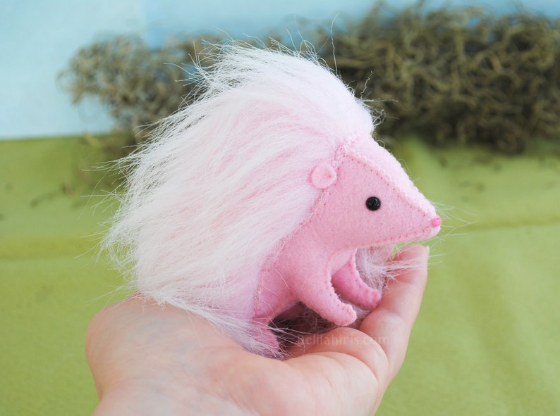 Felt Hedgehog Stuffed Animal Pattern DIY Hedgehog Plush PDF - Etsy