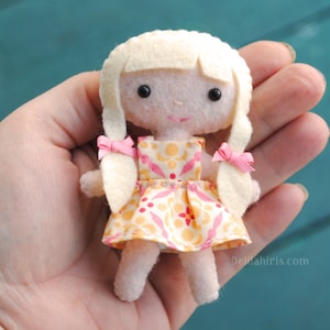 Felt Doll Pattern Printable Sewing Pattern PDF &amp; SVG - Etsy