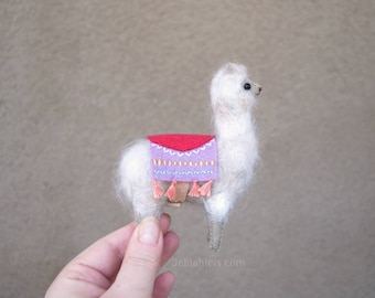 Felt Alpaca Stuffed Animal Sewing Pattern