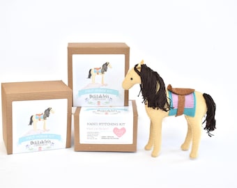 Felt Horse Sewing Kit * DIY Stuffed Animal Kit