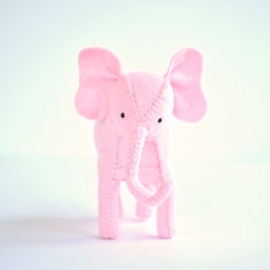 Pink Elephant Craft Kit Stuffed Animal Sewing Project image 4