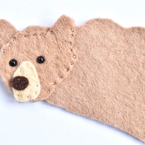 Woodland Bear Felt Ornament Sewing Pattern PDF & SVG image 4