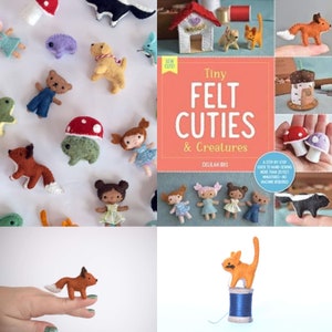 Podpisany egzemplarz książki! Tiny Felt Cuties & Creatures autorstwa Delilah Iris