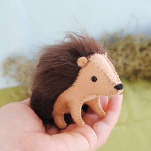 Felt Hedgehog Stuffed Animal Pattern * DIY Hedgehog Plush PDF & SVG Files * Make Your Own Felt Animals. Handmade Christmas.