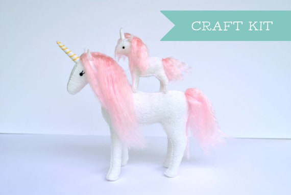 Felt unicorn sewing kit from Delilah Iris.