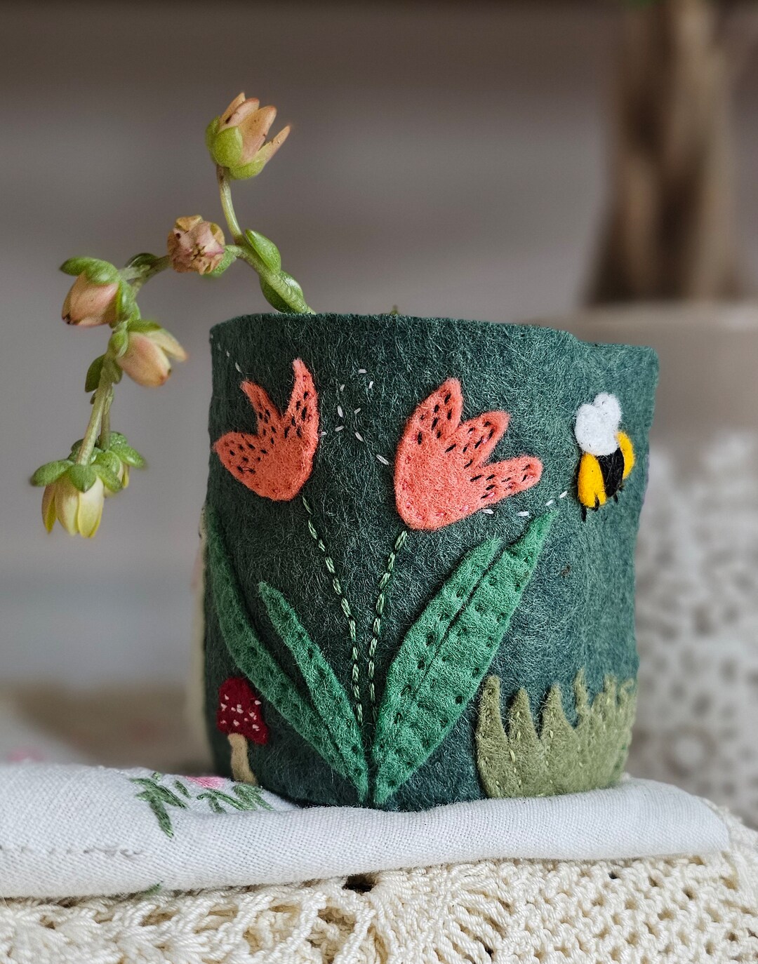 Felt Pot Pattern DIY Felt Flower Pot SVG & PDF Sewing Pattern - Etsy