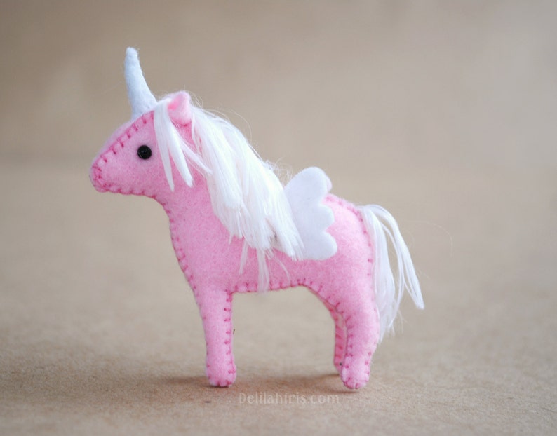 Mini Stuffed Unicorn Plush Tiny Unicorn Pegasus Alicorn | Etsy