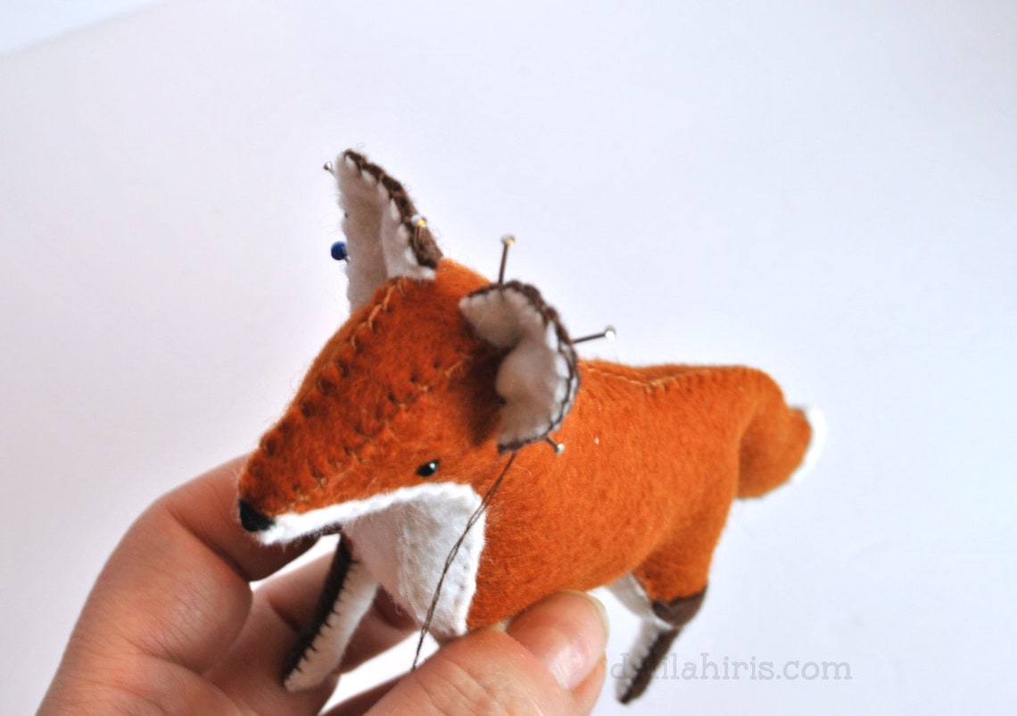 Stuffed Fox Felt Animal Kit Stuffed Animal Sewing Kit. Etsy