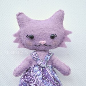 Felt Cat Doll Pattern PDF Doll Sewing Pattern, SVG Cutting Files image 4