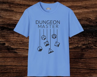 Dungeon Master Unisex Softstyle T-Shirt, DND Apparel, Tabletop RPG Shirt