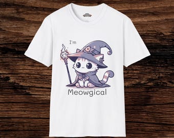 Meowgical Wizard Cat T-Shirt