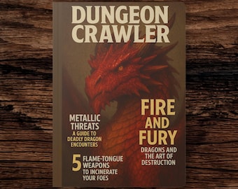 Dungeon Crawlers Magazine Journal - Red Dragon Edition