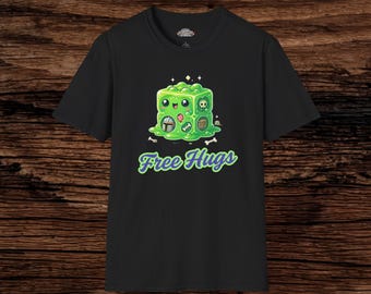 Free Hugs Gelatinous Cube Unisex SoftStyle T-Shirt
