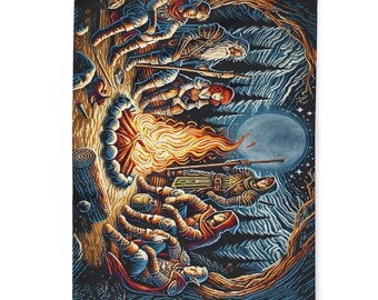 The Long Rest Arctic Fleece Blanket