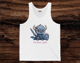 I'm Just a Girl Unisex Jersey Tank Top