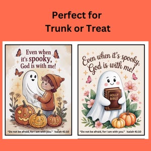 Biglietti di auguri cristiani di Halloween per bambini, versetti biblici (download digitale) immagine 4