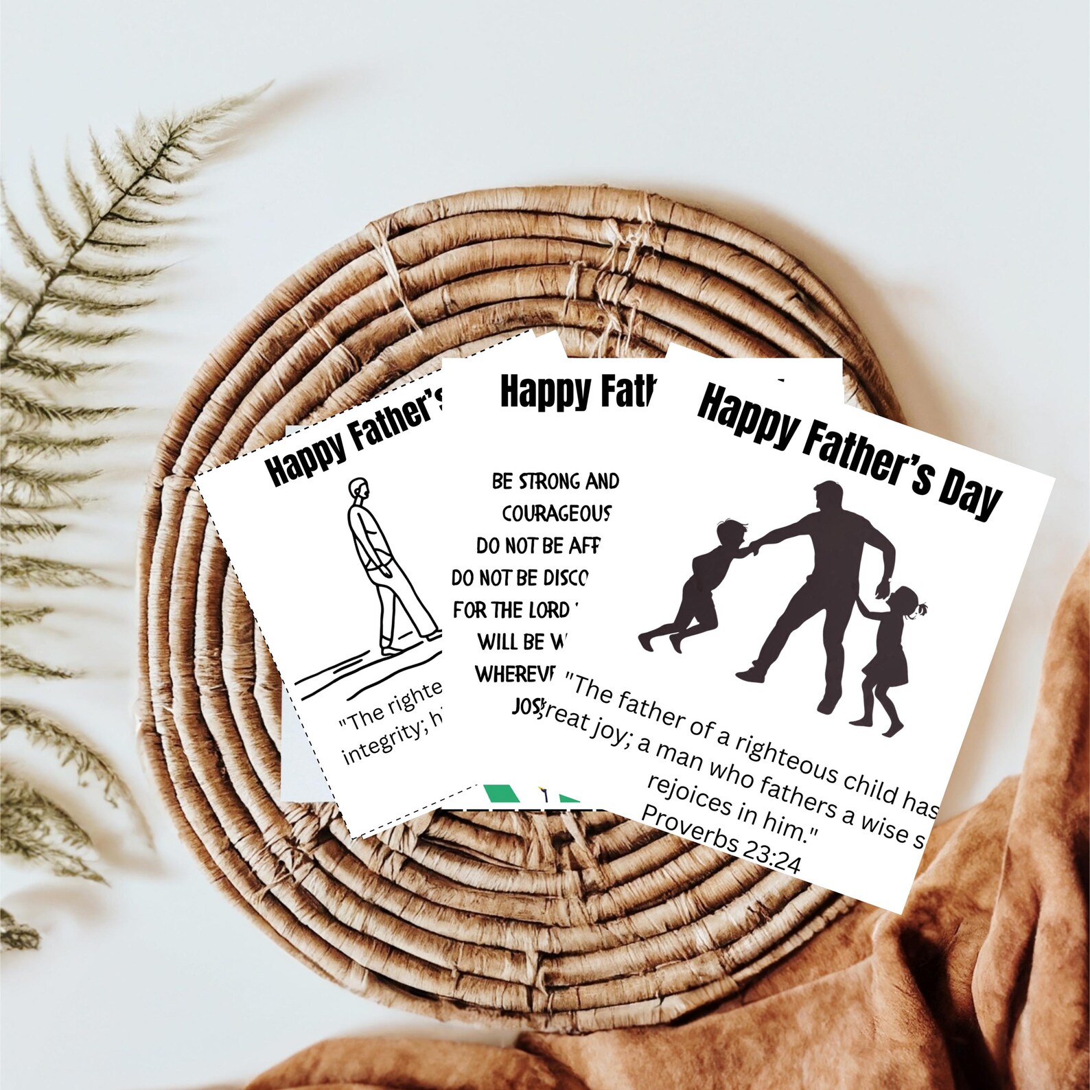 Scripture Cards for Father's Day | Inspirational Faith Cards for Dad ...