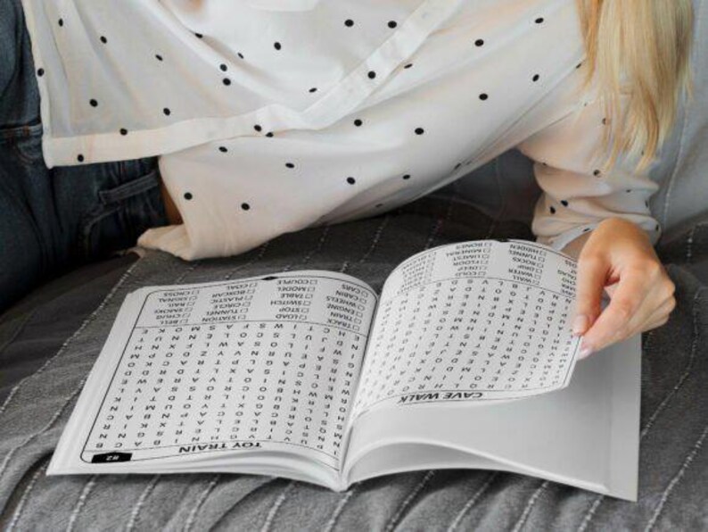 Big Word Search Puzzle Book for Kids, Adults & Seniors, 100 Large Print ...