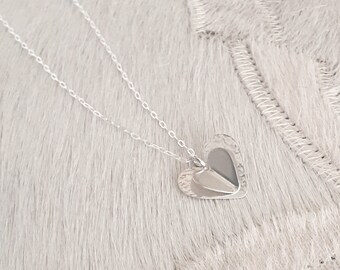 Shining Silver Sweetheart Pendant