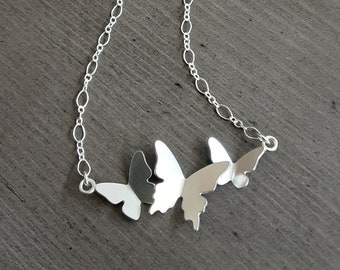 Butterfly Cloud Necklace (small)