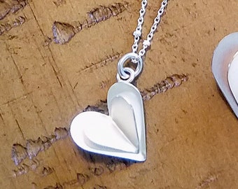 Hearts Aflutter Pendant in Sterling Silver