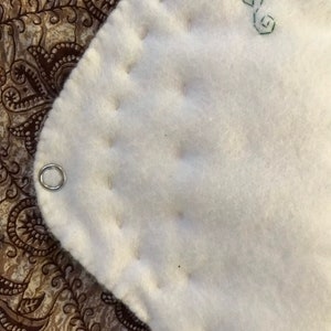 Organic Cotton Reusable Pad: Extra Wide Nighttime Menstrual/Postpartum