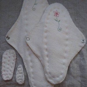 Menstrual Pads, 100% Organic Cotton Period Pads, Heavy night time/day time flow, Available Now