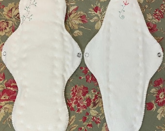 Bio-Baumwolltuchpads, wiederverwendbare Nachtpads, Heavy Flow, Gusher