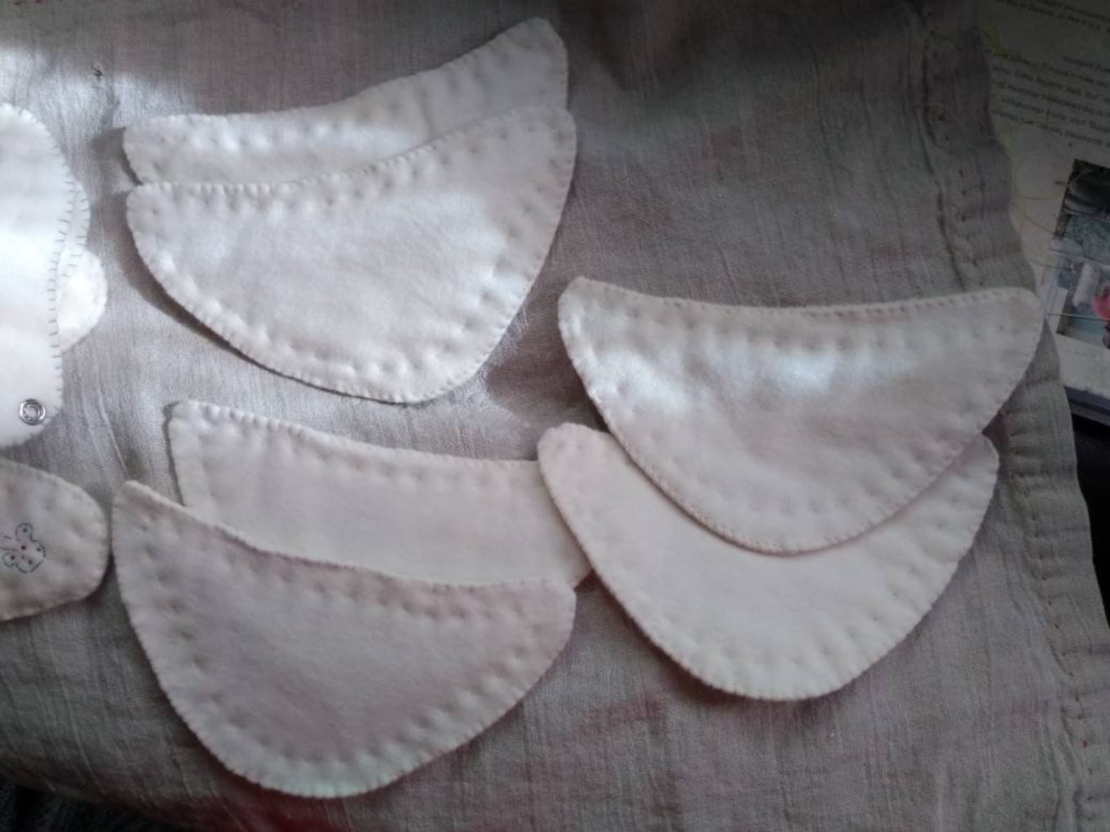 100 Organic Cotton Cloth under the breast sweat pads big Etsy