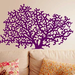 Reef Tropical Ocean Coral Vinyl Wall Decal Home Decoration Stickers