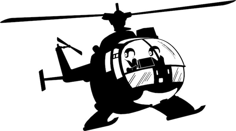Military Helicopter American Air force Vinyl Wall Decal Adhesive Sticker