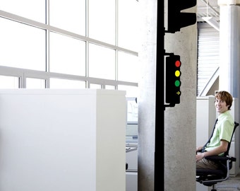 Ampel Post selbstklebend Vinyl Aufkleber Aufkleber Innendekoration Wandkunst