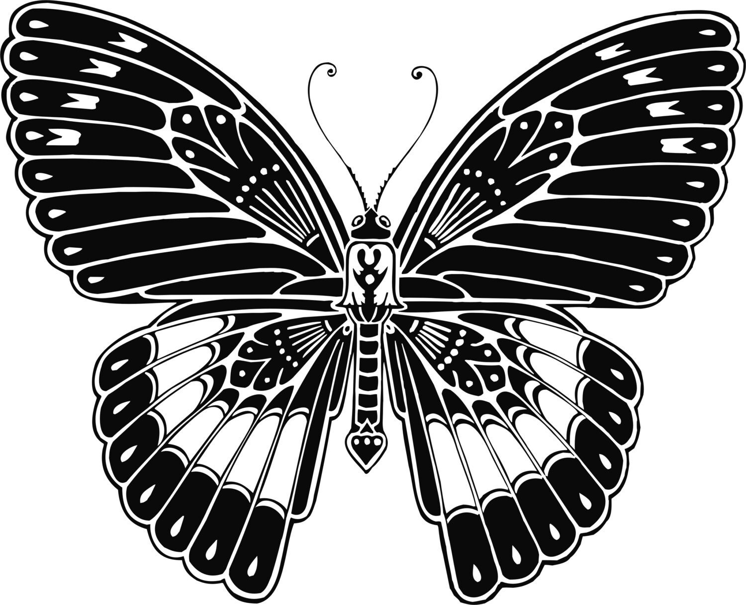 Art Nouveau Butterfly Vinyl Wall Decal Stickers Home Decor Etsy