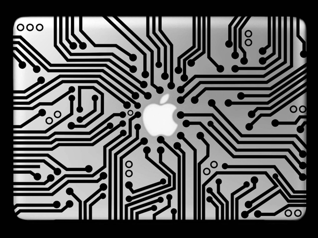 Digital Circuit Board Pattern Laptop Skin Decal Vinyl Computer Case ...