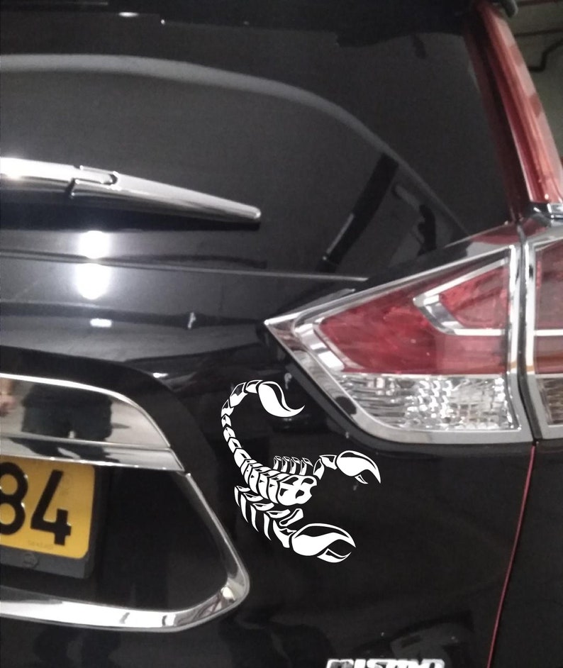 Scorpion Car Window Tattoo Decal image 1