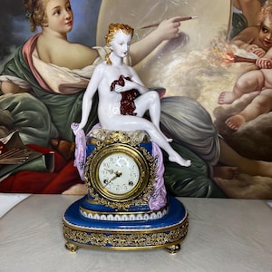 Dresden Porcelain Clock - Etsy
