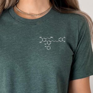 Birthday Gift For Science Students, Minimalist Chemistry Shirt,Chemical Pocket Shirt, Funny Humor Molecule Shirt, Geometric Chemistry Tee