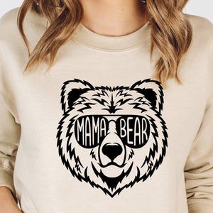 Mama Bear Sweatshirt, Mom Tees, Momma Bear Sweatshirt, Mama Bear Gift, Animal Nature Lover Sweatshirt, Mothers Day Sweater, New Mama Sweater