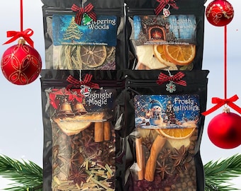 Holiday Simmer Pots - Simmer Pot Kit - Stovetop Potpourri - Simmering Potpourri - Christmas Simmer Pot - Autumn - Fall - Winter - Yule Gift
