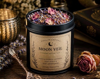 Intention Tea Blends Gift Set | Organic Loose Leaf Tea Collection | Botanical Ritual Tea | Tea Lover Gift Box | Herbal Tea Blends