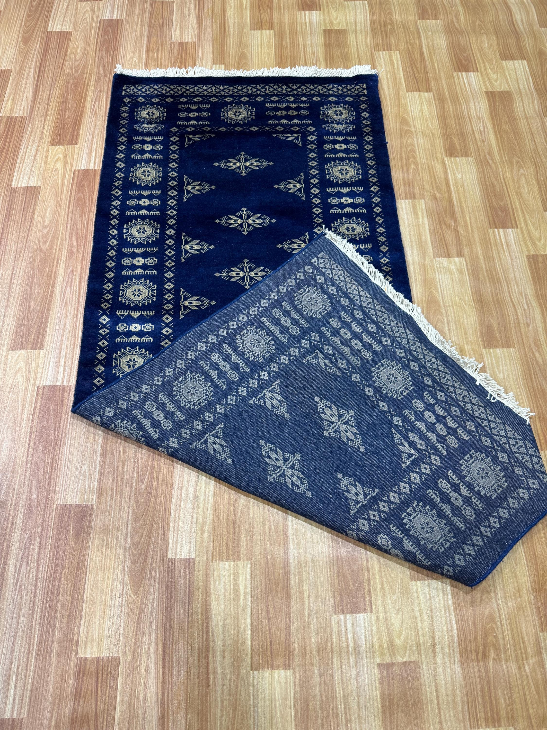 2.6x6 Blue Color Bokhara Rug - 0.80x180 Cm Rug - Hallway Rug - Stairs ...
