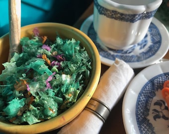 Ensaladas picadas de lujo para muñecas americanas de vinilo de 45 cm (18 pulgadas).