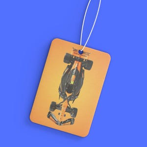 Lando Norris McLaren F1 Car Air Freshener, Formula 1 Fan Gift, F1 Merch, Car Accessory, Motorsport Lover, Fragrance Car Décor, Miami Win
