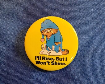 Vintage Garfield Button