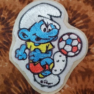 Vintage Smurf Sticker Patch