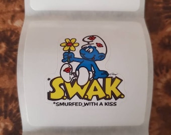 Pegatinas vintage de los Pitufos